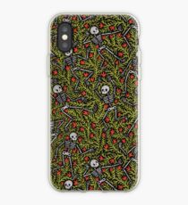 Dancing Skeletons Pattern iPhone Case