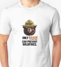 Camiseta unisex Smokey The Bear
