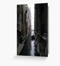 Gondolas Greeting Card