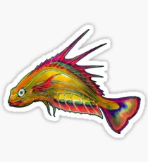 Carpenter Flash Wrasse Sticker