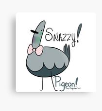 Pigeon! The Flightless Bird - Snazzy Metal Print