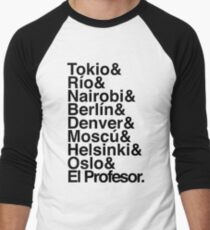 Casa Papel Jetset Men's Baseball ¾ T-Shirt
