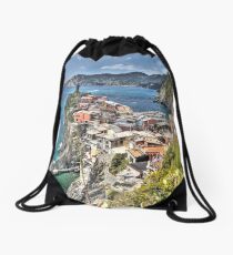 Vernazza Back View Drawstring Bag