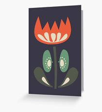 Scandinavian Wildflowers Greeting Card