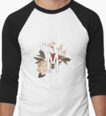 sm3 flower perspective Men's Baseball ¾ T-Shirt