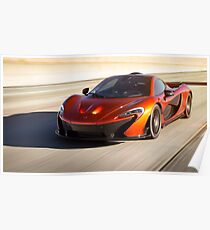 McLaren P1 Roller Poster