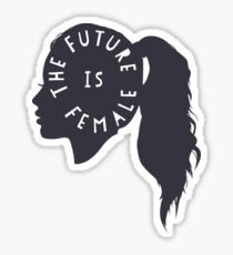 The future is female Sticker