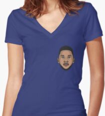 Ben Simmons Women's Fitted V-Neck T-Shirt