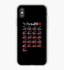 Calendar F1 2018 circuits sport iPhone Case