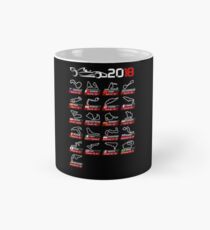 Calendar F1 2018 circuits sport Mug