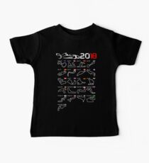 Calendar F1 2018 circuits Baby Tee