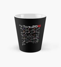 Calendar F1 2018 circuits Tall Mug