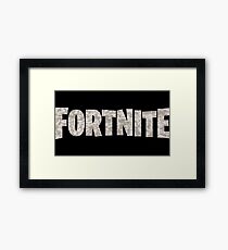 Fortnite Camo Framed Print