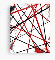Van Halen Guitar Style Graphic-Tee Canvas Print