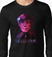 Stephen Hawking: Be Curious Long Sleeve T-Shirt