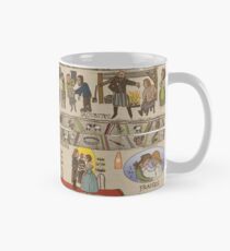 Panels 13 to 16 of the Gabeaux Tapestry, the Outlander story Mug