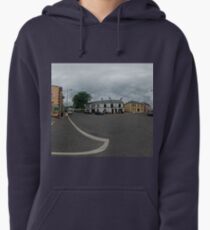 Carrick Crossroads, Donegal(Rectangular) Pullover Hoodie