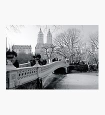 Bow Bridge, Central Park, New York City Photographic Print