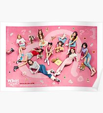 TWICE WHAT IS LOVE COMEBACK Poster