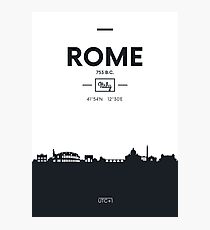 city skyline Rome Photographic Print