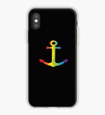 Rainbow Anchor, Nautical Gay Pride iPhone Case