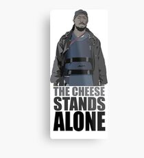The Cheese Stands Alone Metal Print
