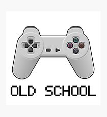 Old school - PlayStation (one!) Controller Photographic Print