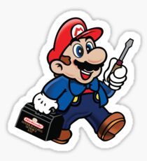 Repairman Mario Sticker