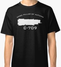 UNSC Pillar Of Autumn C-709 Ship Profile Classic T-Shirt