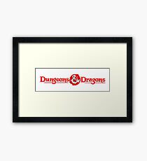 Dungeons & Dragons Framed Print