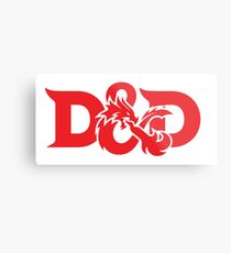 Dungeons & Dragons Metal Print