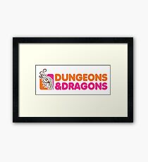 Dungeons & Dragons Framed Print