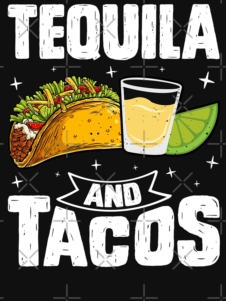 "Tequila and Tacos T shirt Cinco de Mayo Men Women Kids Taco" Unisex T