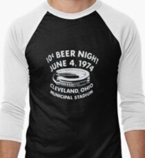 Cleveland 10 Cent Beer Night Men's Baseball ¾ T-Shirt