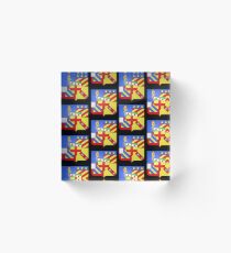 French France Coat of Arms 0597 Blason Bernard Germain de La Ville sur Illon Comte de Lacépède Acrylic Block