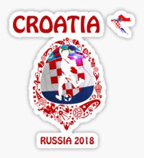 Croatia Croatian soccer team at the World Cup Russia 2018 Sticker