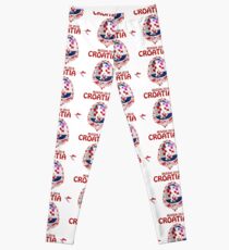 Croatia Croatian soccer team at the World Cup Russia 2018 Leggings