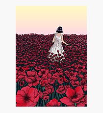 Field of Poppies | Coloured Version Photographic Print