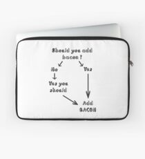 Add bacon funny Laptop Sleeve