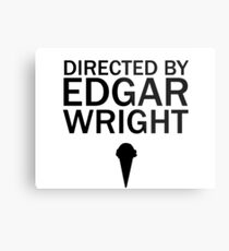 Directed by Edgar Wright Metal Print