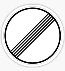 Limits No Longer Apply (Autobahn Sign) Sticker