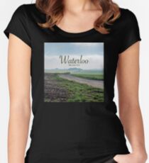 The Battle of Waterloo, Waterloo, Belgium - Professional Photo Women's Fitted Scoop T-Shirt