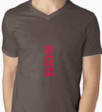 HASHTAG CUTE Men's V-Neck T-Shirt