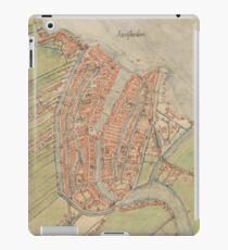 Vintage map of Amsterdam (1560) iPad Case/Skin