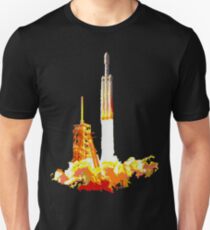 SpaceX Falcon Schwerer Abheben Unisex T-Shirt