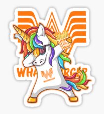 Whataburger - Unicorn Dabbing Sticker