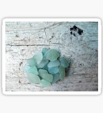 Sea Foam Sea Glass Shades Sticker
