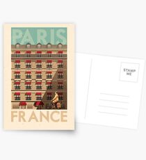 Travel Posters - Paris France Postcards