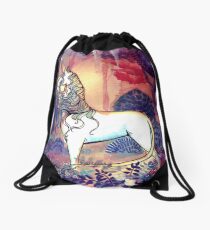 The last Unicorn Drawstring Bag