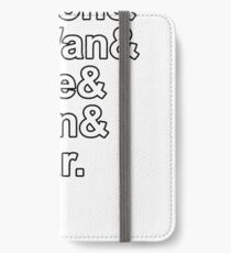 The awesome phantom crew Ampersand shirt iPhone Wallet/Case/Skin